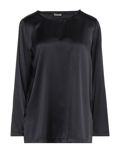 MALÌPARMI Top Black 96% Silk, 4% Elastane