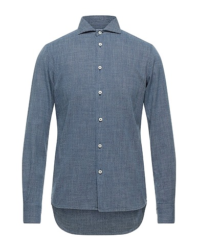 FRADI | Blue Men‘s Patterned Shirt | YOOX