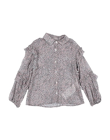 DONDUP Camicie  e bluse fantasia Grigio chiaro 100% Viscosa