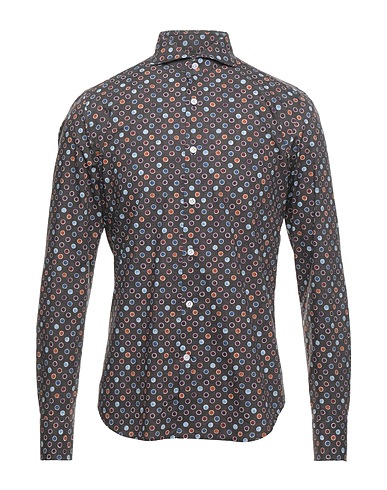 SONRISA Patterned shirt Charcoal 100% Cotton