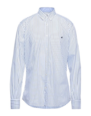 BROOKSFIELD Striped shirt Blue 100% Cotton