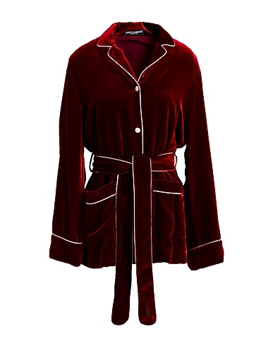 DOLCE&GABBANA Solid colour shirts & blouses Burgundy 82% Viscose, 18% Silk