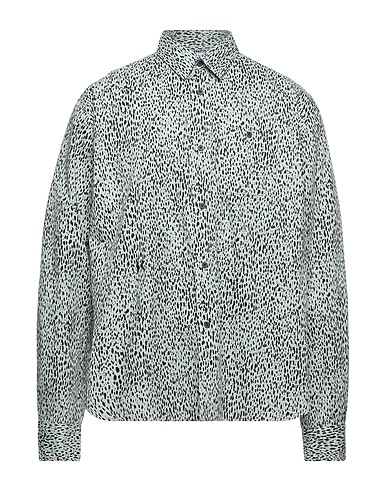KENZO Patterned shirt Light green 100% Cotton