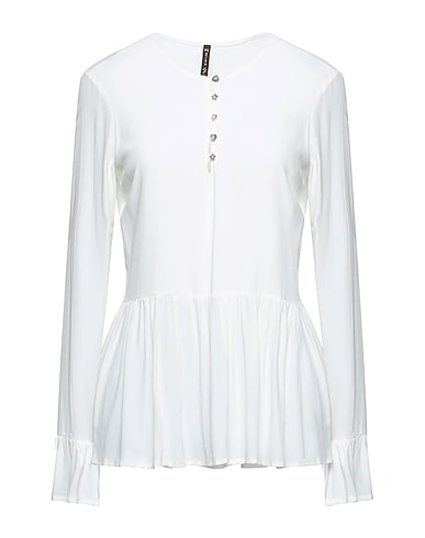 MANILA GRACE Top Ivory 100% Viscose