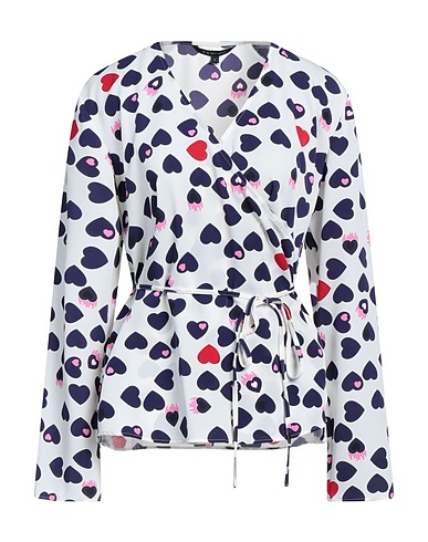 ARMANI EXCHANGE Top White 92% Polyester, 8% Elastane