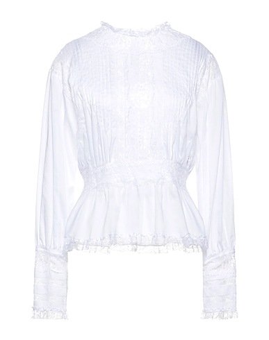 DOLCE&GABBANA Top White 76% Cotton, 18% Polyamide, 6% Viscose