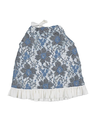 FRACOMINA MINI Top Slate blue 60% Cotton, 40% Nylon, Rayon