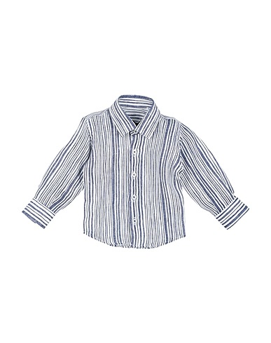 MANUELL & FRANK Patterned shirt Blue 100% Cotton