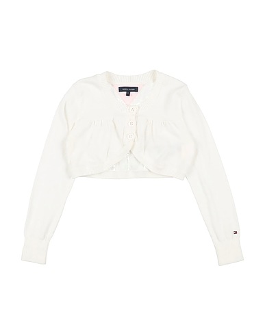 TOMMY HILFIGER Cardigan White 100% Cotton