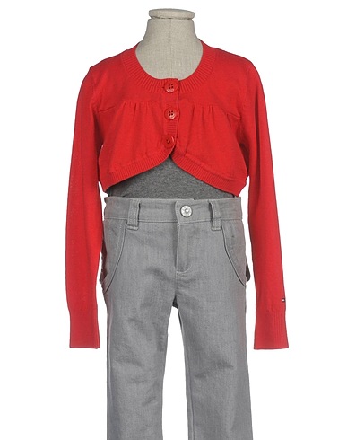 TOMMY HILFIGER Cardigan Red 100% Cotton