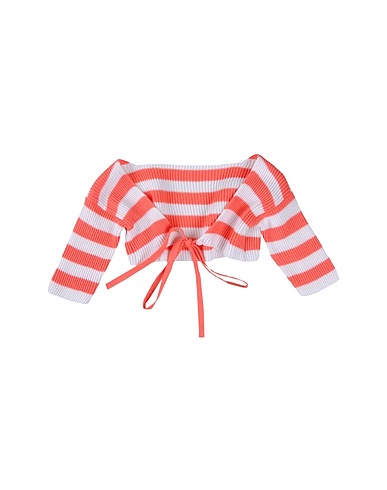 SIMONETTA Cardigan Orange 100% Cotton