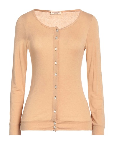 ROSSOPURO Cardigan Camel 90% Modal, 10% Wool