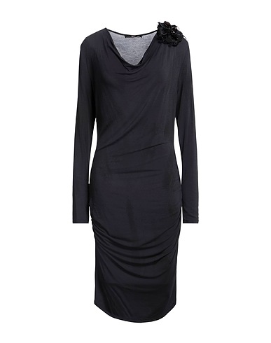 AJAY by LIU •JO Sheath dress Black 95% Modal, 5% Elastane