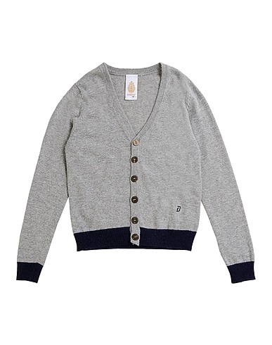 DONDUP Strickjacke Grau 25% Baumwolle, 25% Polyamid, 25% Viskose, 20% Wolle, 5% Kaschmir