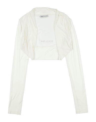PATRIZIA PEPE Shrug White 92% Viscose, 8% Elastane