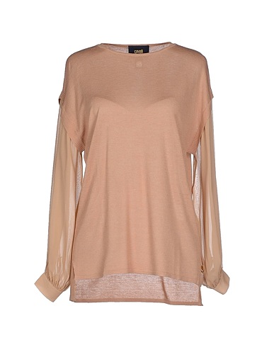 CAVALLI CLASS Jumper Beige 80% Viscose, 20% Wool