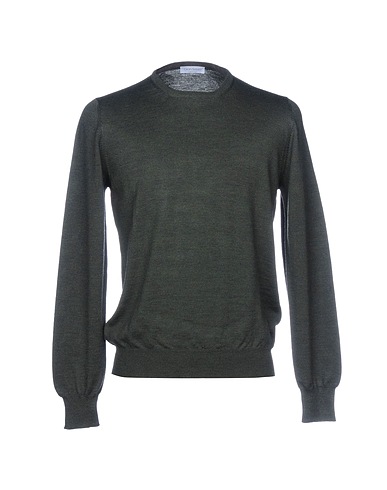 GRAN SASSO Sweater Dark green 100% Virgin Wool