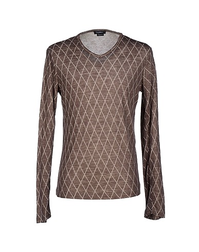 BYBLOS Jumper Khaki 54% Cotton, 35% Wool, 11% Polyamide
