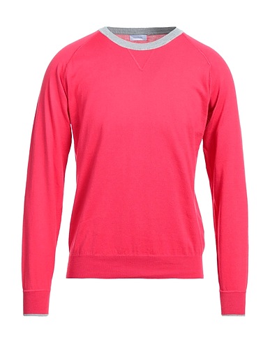 ROSSOPURO Pullover Porpora 100% Cotone