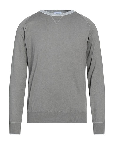 ROSSOPURO Pullover Grigio 100% Cotone