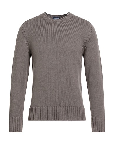 DRUMOHR Pullover Tortora 100% Lana Merino
