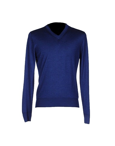 CRUCIANI Maglia in Cachemire Blu notte 70% Cachemire, 30% Seta