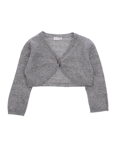 IL GUFO Cardigan Grigio 47% Lana Merinos, 30% Viscosa, 15% Poliammide, 8% Cachemire