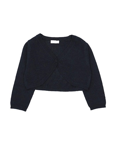 IL GUFO Cardigan Midnight blue 47% Merino Wool, 30% Viscose, 15% Polyamide, 8% Cashmere
