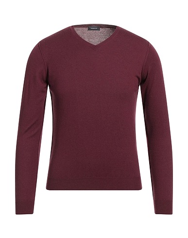 ROSSOPURO Jumper Plum 70% Wool, 30% Cashmere