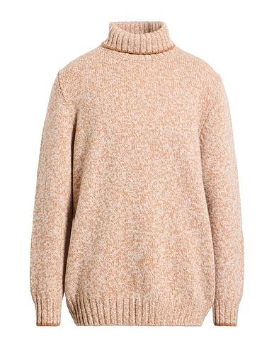 GRAN SASSO Turtleneck Camel 100% Virgin Wool