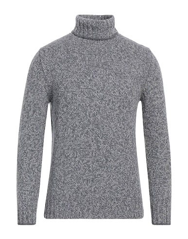 GRAN SASSO Polo neck Light grey 100% Virgin Wool