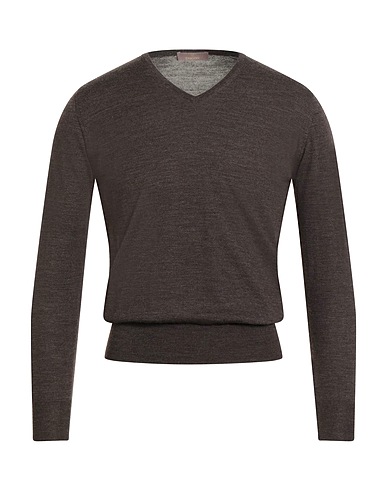 CRUCIANI Pullover Cioccolato 100% Lana