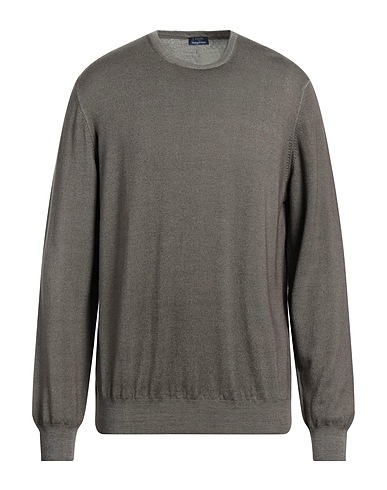 BARBA Napoli Pullover Tortora 100% Lana Vergine