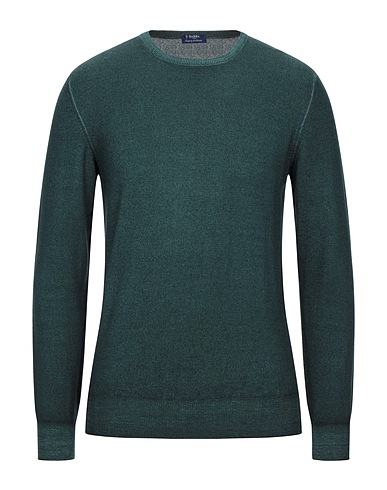 BARBA Napoli Pullover Dunkelgrün 100% Schurwolle