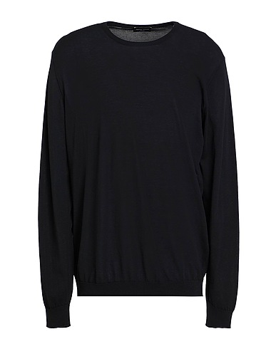 ROBERTO COLLINA Jumper Black 100% Cotton