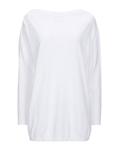 ALYKI Pullover Bianco 100% Cotone