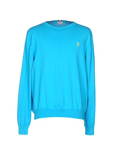 U.S.POLO ASSN. Jumper Turquoise 100% Cotton