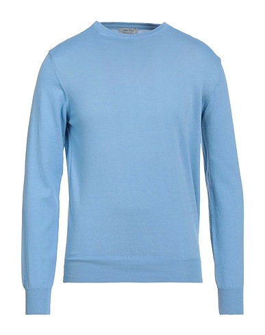 FAIR TRICOT Sweater Sky blue 100% Cotton