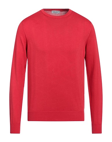 FAIR TRICOT Pullover Rosso 100% Cotone