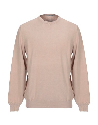 LA FILERIA Pullover Beige 100% Cotone