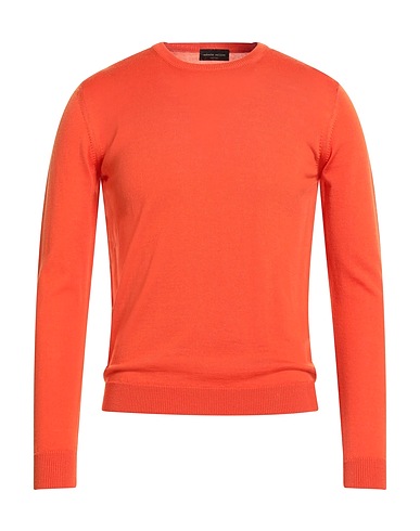 ROBERTO COLLINA Jumper Orange 100% Merino Wool