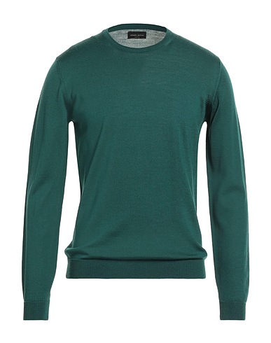 ROBERTO COLLINA Pullover Verde 100% Lana Merino