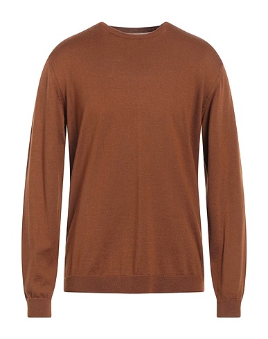 ROBERTO COLLINA Jumper Brown 100% Merino Wool