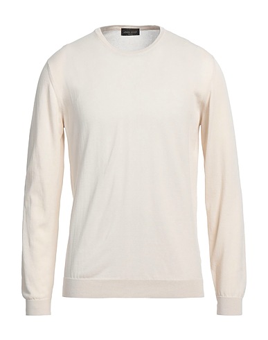 ROBERTO COLLINA Pullover Beige 100% Baumwolle