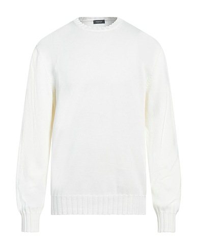 ROSSOPURO Pullover Weiß 100% Baumwolle