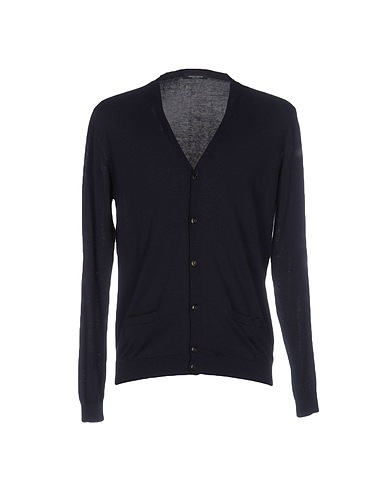 ROBERTO COLLINA Strickjacke Nachtblau 100% Baumwolle