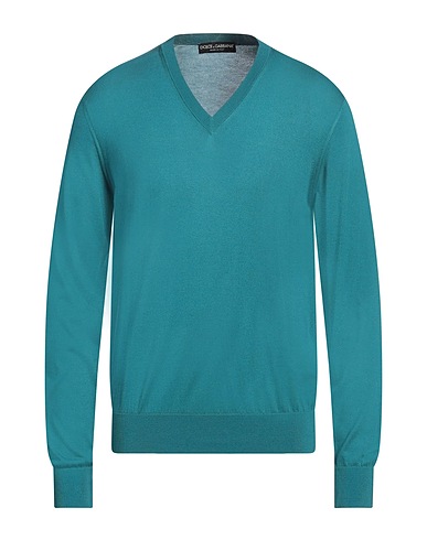 DOLCE&GABBANA Jumper Deep teal 100% Silk