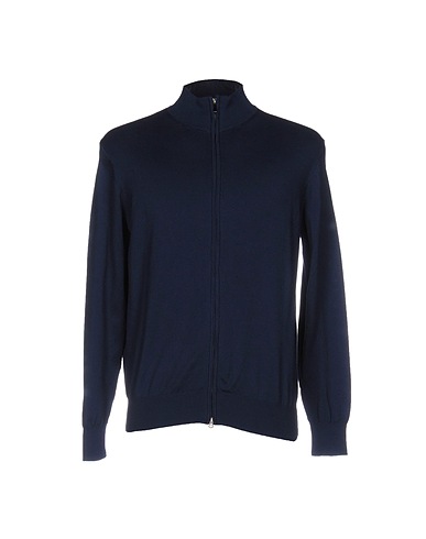 CASHMERE COMPANY Cardigan Blu notte 70% Cotone, 15% Cachemire, 15% Seta