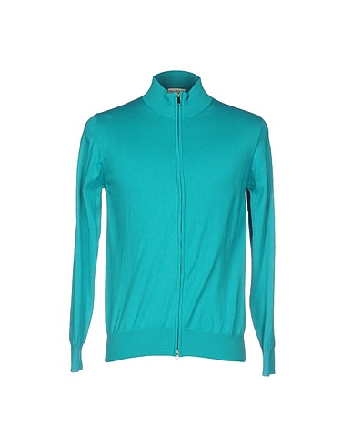 CASHMERE COMPANY Cardigan Turchese 70% Cotone, 15% Cachemire, 15% Seta
