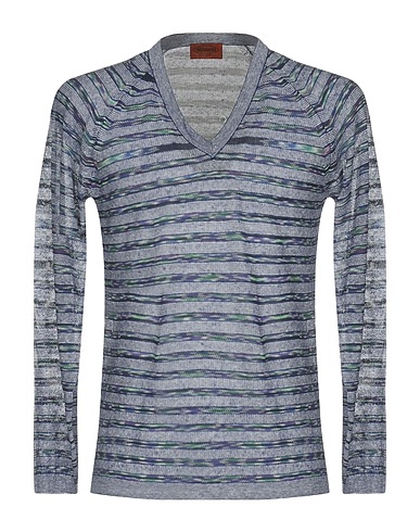 MISSONI Jumper Midnight blue 60% Linen, 40% Cotton